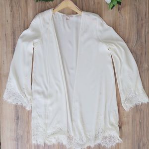Forever 21 Boho chic cream kimono/duster